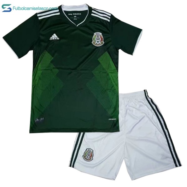 Camiseta México Niños 1ª 2017
